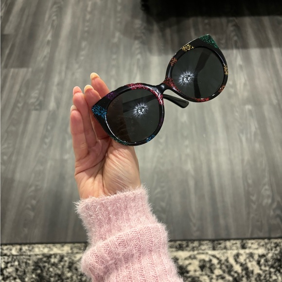 Gucci rainbow glitter sunglasses never worn 100% authentic - Picture 3 of 9